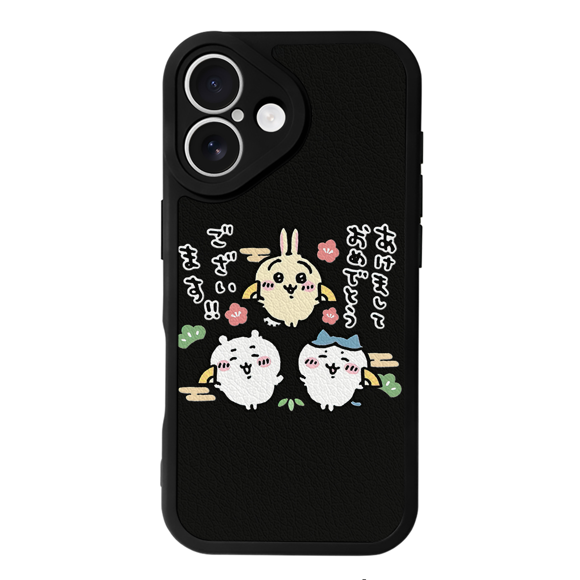 （画像用） ちいかわ ちいかわ Chii-kawa chiikawa 【iPhone 16シリーズ対応】シリコンスマホケース（レザー調） 材質：シリコン